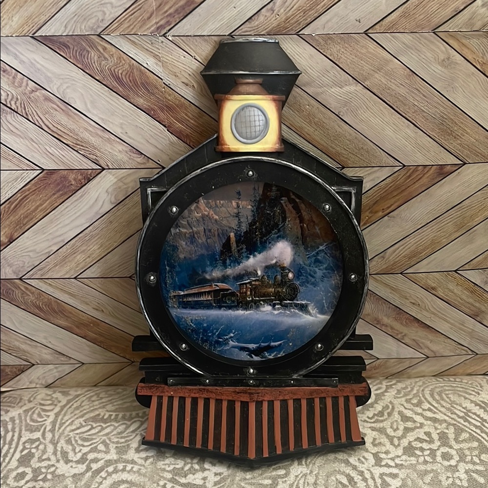 Vintage Bradford‎ Exchange Climbing Eagle Pass by Ted Blaylock first issue Train